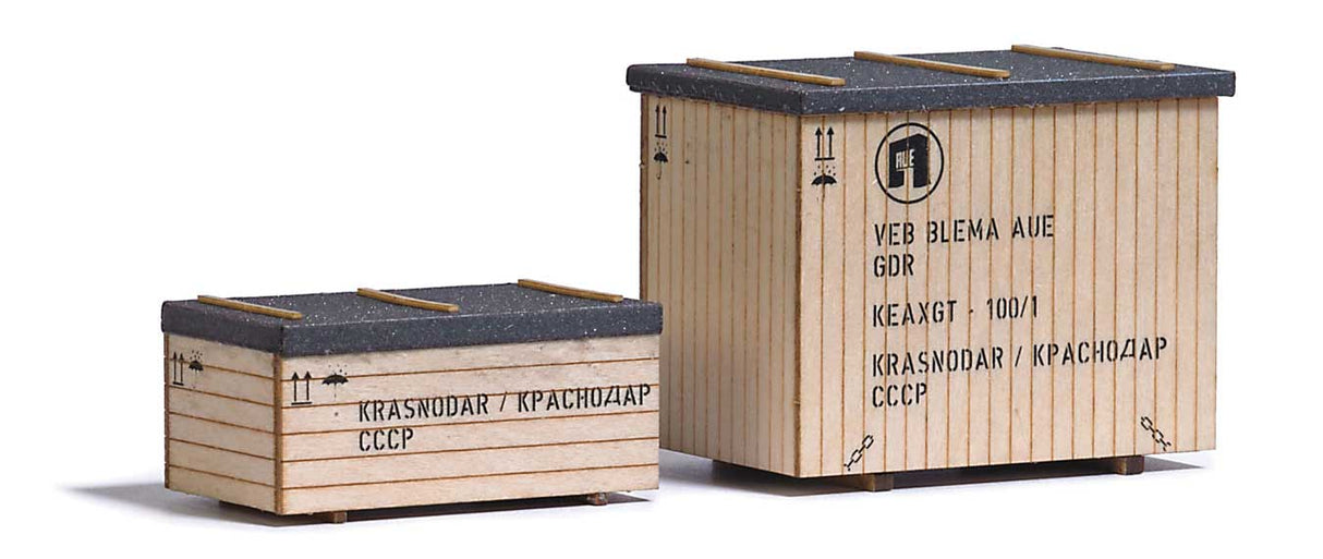 Machinery Crates - Laser-Cut Kit -- 2 Large, 2 Small-1