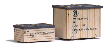 Machinery Crates - Laser-Cut Kit -- 2 Large, 2 Small-1