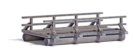 Wooden Bridge -- Laser-Cut Wood Kit - 2-7/8 x 2-1/8 x 3/4"  7.3 x 5.4 x 1.9cm-1