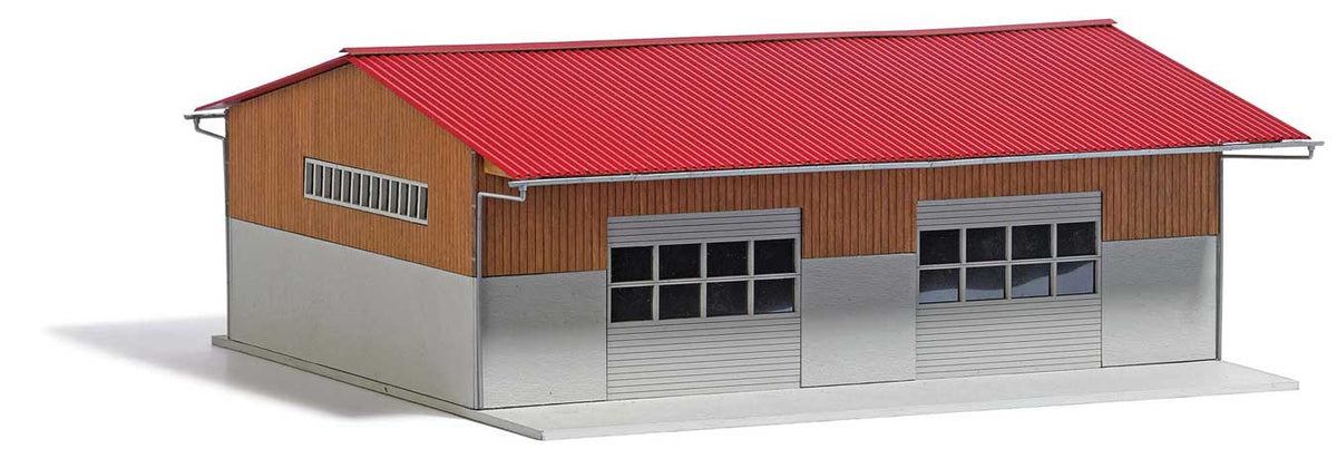 Crop and Machinery Storage Shed -- Laser-Cut Kit - 8-3/16 x 7-1/4 x 3-1/2" 20.8 x 18.5 x 8.8cm-2