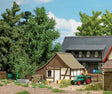 Half-Timber Shed -- Laser-Cut Kit - 3-1/16 x 2 x 1-7/8" 7.8 x 5.1 x 4.8cm-1