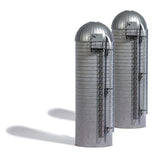 Tall Concrete Farm Silos -- Kit - 2-15/16" 7.5cm Diameter x 9-5/8" 24.5cm Tall pkg(2)-1