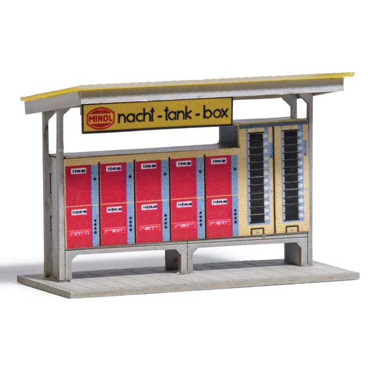 East German Minol Night Tank Box - Laser-Cut Kit -- 4 x 1.9 x 2.7cm-2