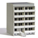 WBS 70 5-Story Prefabricated Concrete Building -- Laser-Cut Kit - 19.8 x 14 x 19.6cm-2