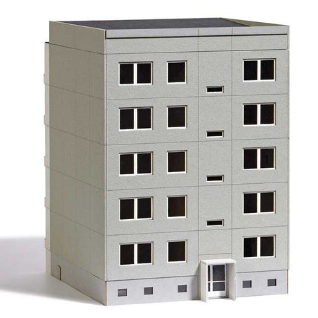 WBS 70 5-Story Prefabricated Concrete Building -- Laser-Cut Kit - 19.8 x 14 x 19.6cm-3