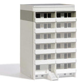 WBS 70 Prefabricated Concrete Building Add-On Single Story -- Laser-Cut Kit - 15.8 x 14 x 3.4cm-3