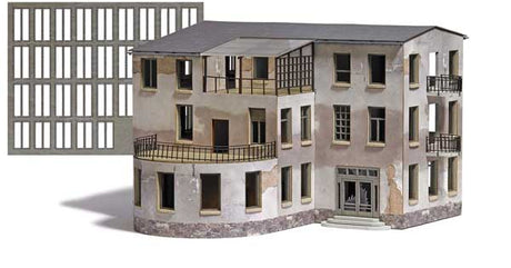 Abandoned Sanatorium -- Laser-Cut Kit - 8-1/4 x 8-1/4 x 5-3/8" 21 x 21 x 13.7cm-1