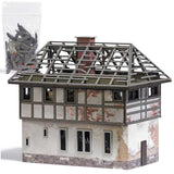 Abandoned Signal Tower -- Weathered Laser-Cut Kit - 13.9 x 9.3 x 12.6cm-2