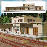 Elbingerode Train Station -- Laser-Cut Wood & Card Kit - 18-1/8 x 6-3/16 x 3-1/2" 46 x 15.7 x 8.8cm-1