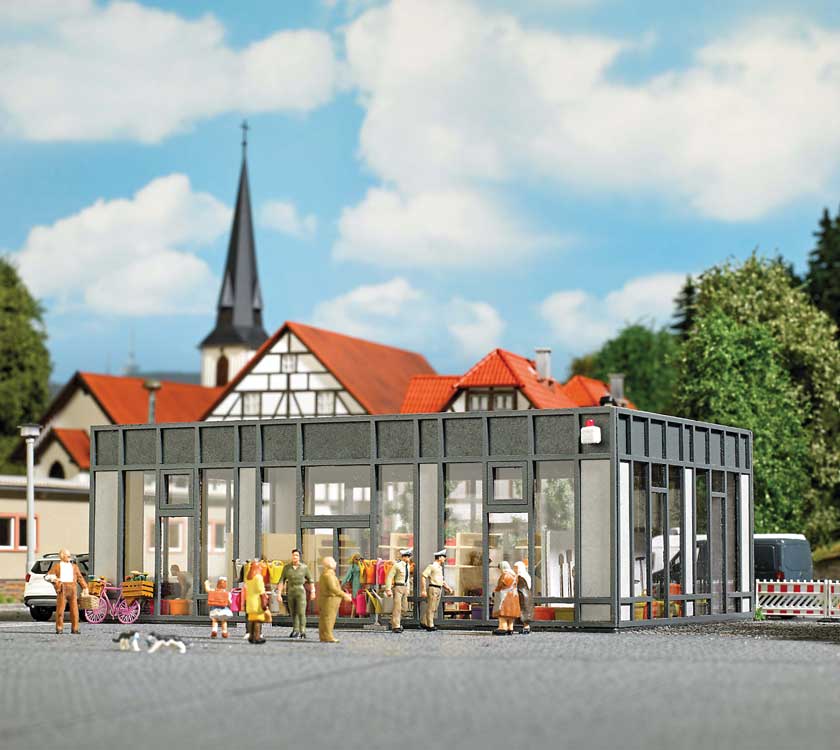 Elbingerode Train Station -- Laser-Cut Kit - 13-3/8 x 4-1/2 x 4-1/8" 34 x 11.4 x 5.6cm-3