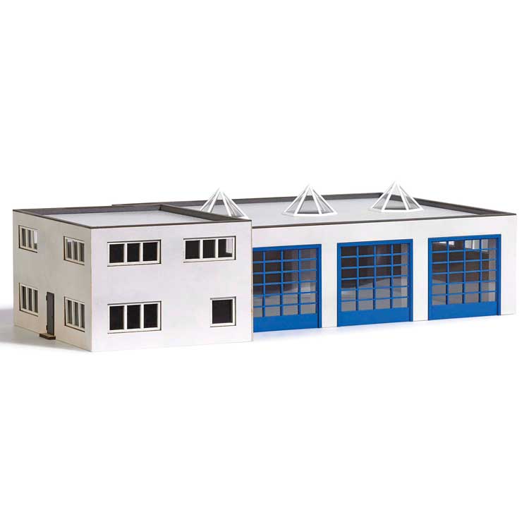 Vehicle Maintenance Garage -- Laser-Cut Kit - 2 Structures, Garage & Office-2