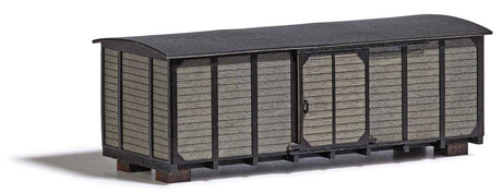 Wooden Shed -- Laser-Cut Wood Kit - 3-3/8 x 1-7/16 x 1-1/4" 8.6 x 3.6 x 3.1cm-2