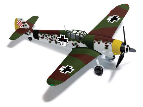 Messerschmitt Bf 109 G6 - Assembled -- German Air Force G Kroatien (camouflage, green, white, brown)