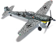 Messerschmitt Bf 109 F4 - Assembled -- Schwarze Vier (1939, gray camouflage)