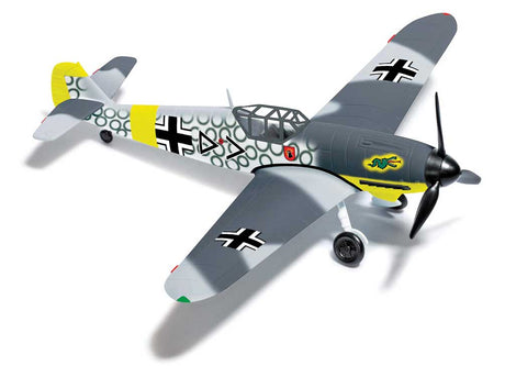 Messerschmitt Bf 109 G2 - Assembled -- Hans von Hahn (gray camouflage, German Lettering)