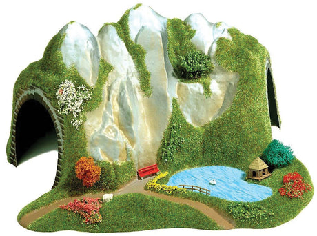 Single-Track Curved Tunnel -- 12-5/8 x 12-5/8 x 7-1/16"  32 x 32 x 18cm