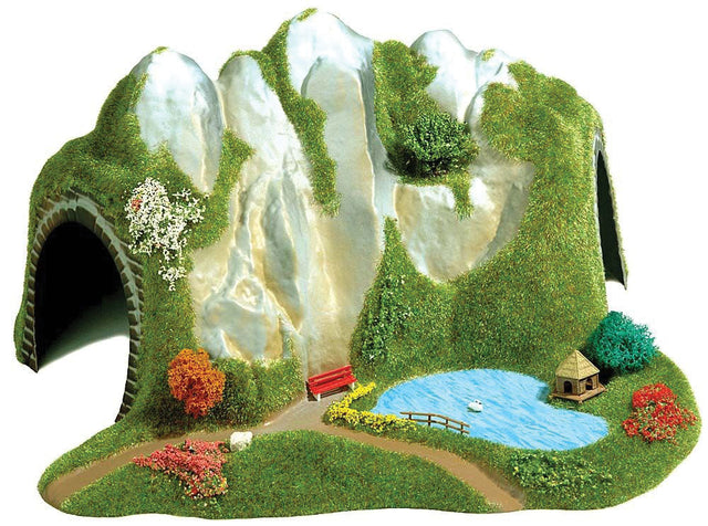 Single-Track Curved Tunnel -- 12-5/8 x 12-5/8 x 7-1/16"  32 x 32 x 18cm