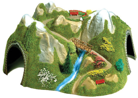 Single-Track Curved Tunnel -- 14-3/16 x 10-5/8 x 6-11/16"  36 x 27 x 17cm