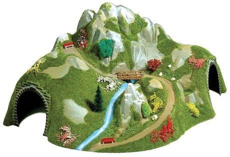 Single-Track Curved Tunnel -- 16-1/2 x 16-1/2 x 9-1/16"  42 x 42 x 23cm
