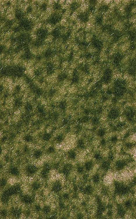 Grass Tuft Sheet -- Long Late Summer Tufts 3/16" .4cm Tall, 5-7/16 x 3-7/16" 13.8 x 8.8cm