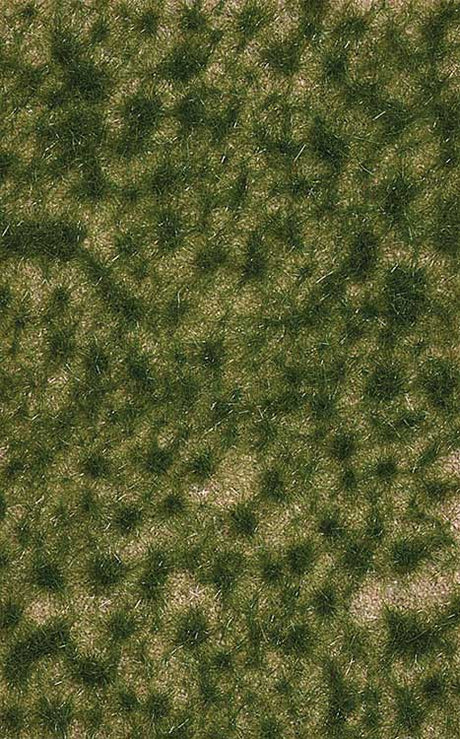 Grass Tuft Sheet -- Long Late Summer Tufts 3/16" .4cm Tall, 5-7/16 x 3-7/16" 13.8 x 8.8cm