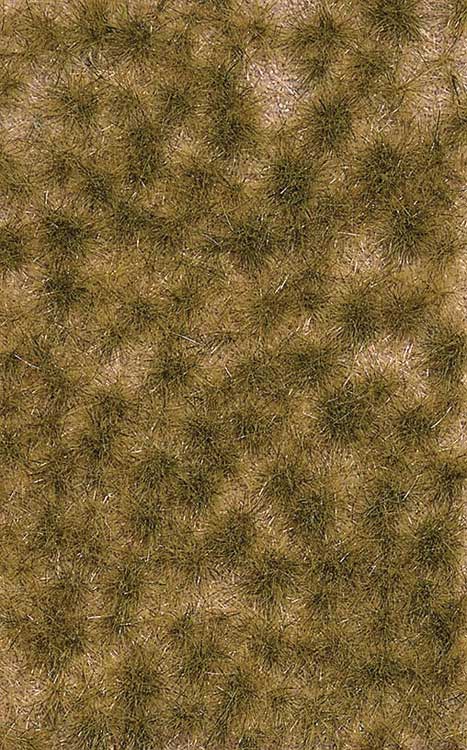 Grass Tuft Sheet -- Long Fall Tufts 1/4" .6cm Tall, 5-7/16 x 3-7/16" 13.8 x 8.8cm