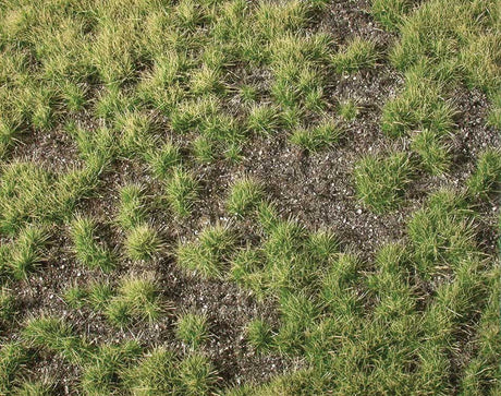 Grass Tuft Sheet -- 2-Color Long Spring Tufts 1/4" .6cm Tall, 5-7/16 x 3-7/16" 13.8 x 8.8cm-2