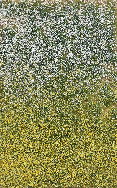 Grass Tuft Sheet -- Spring Blossom Tufts 3/16" .4cm Tall, 5-7/16 x 3-7/16" 13.8 x 8.8cm