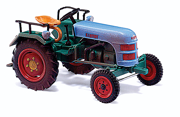 1953 Kramer KL 11 Farm Tractor - Assembled -- Patchwork (Weathered, green, blue, red)