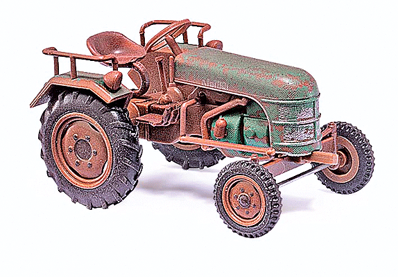 1953 Kramer KL 11 Farm Tractor - Assembled -- Weathered, Green