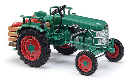 1953 Kramer KL 11 Farm Tractor w/Apple Crate Load - Assembled -- Green, Red
