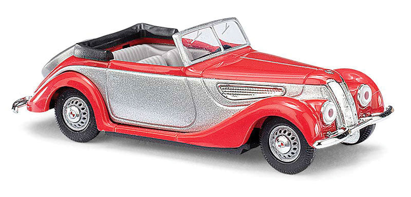 1938 EMW 327 Convertible - Assembled -- Top Down (silver, red)