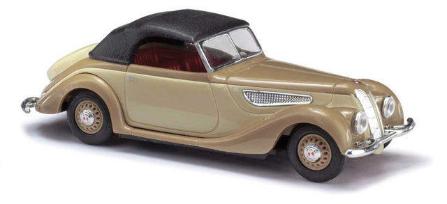 1952 EMW 327 Convertible with Driver - Assembled -- Top Up (gold, black)