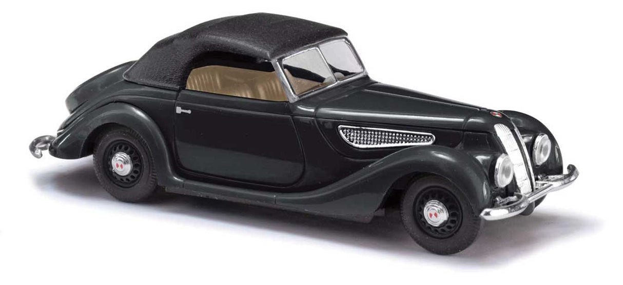 1952 EMW 327 Convertible with Driver - Assembled -- Top Up (black)