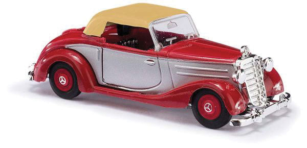 1949 Mercedes-Benz 170S Convertible - Assembled -- Top Up (silver, red)
