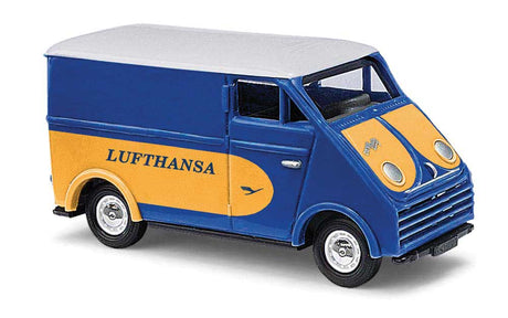 1956 DKW 3=6 Cargo Van - Assembled -- Lufthansa (blue, yellow)