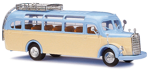 1949 Mercedes-Benz O-3500 Bus - Assembled -- With Roof Rack, Riesebus (Various Colors)