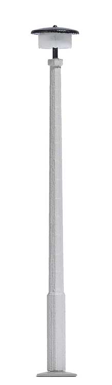 Post-Top Platform Light with Octagonal Concrete Mast -- White Light, 2-9/16"  6.5cm