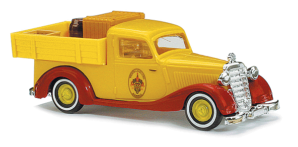 European Light Trucks - Mercedes 170V -- Weinhandlung Haberle (Haberle Winery; yellow, red)