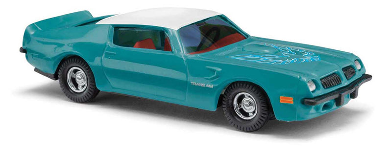 1974 Pontiac Firebird Trans Am - Assembled -- Dark Turquoise, White