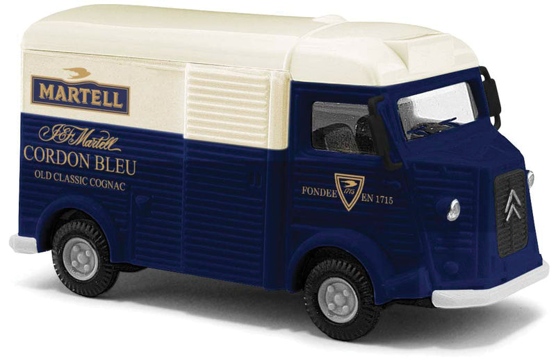 1958 Citroen H Van - Assembled -- Martell (blue, white, French Lettering)
