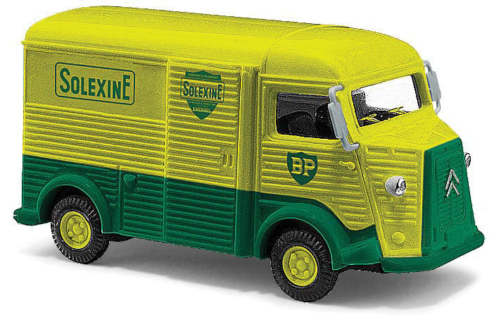 1958 Citroen H Cargo Van - Assembled -- BP Solexine (yellow, green, French Lettering)