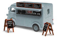 1958 Citroen H Cargo Van with Concession Window and Signs - Assembled -- Mulled Wine Girlanden (blue, German Lettering)