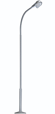 Siemens Style AHL 52 Street Light w/White LED -- 3-1/2"  9cm Tall