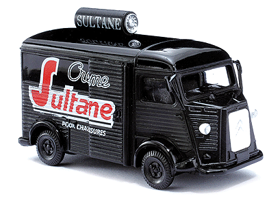 1958 Citroen H Van - Assembled -- Sultane (black, red, French Lettering)