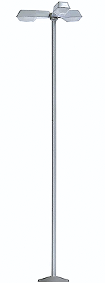 AEG Style Koffer 70 3-Head Plaza/Square Light w/White LED -- 3-5/16"  8.4cm Tall