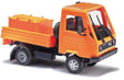 1991 Multicar Light Pickup Truck - Assembled -- With Asphalt Barrel (orange)