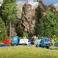1991 Multicar M26 Skip Loader - Assembled -- Blue, Gray