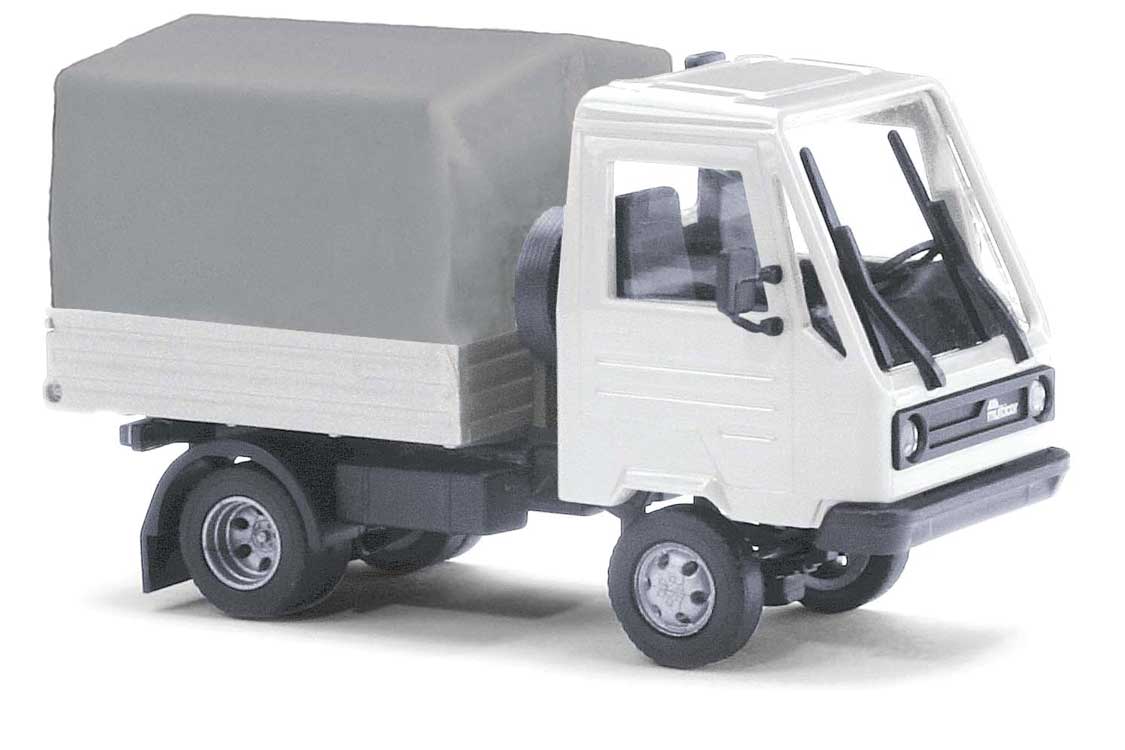 1991 Multicar Low-Side w/Cover - Assembled -- White