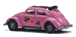 VW Bug hippie car